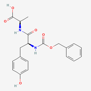 molecular formula C20H22N2O6 B12561236 N-[(Benzyloxy)carbonyl]-L-tyrosyl-D-alanine CAS No. 195867-08-4