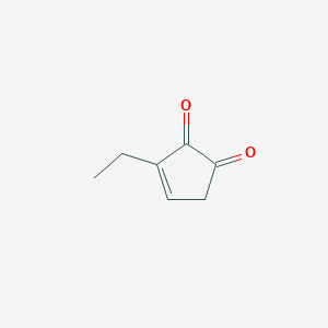 3-Cyclopentene-1,2-dione, 3-ethyl-