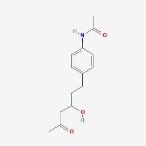 Acetamide, N-[4-(3-hydroxy-5-oxohexyl)phenyl]-