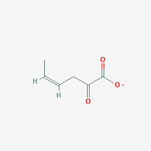 molecular formula C6H7O3- B1256128 cis-2-Oxohex-4-enoate 