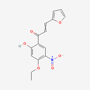 1-(4-Ethoxy-2-hydroxy-5-nitrophenyl)-3-(furan-2-yl)prop-2-en-1-one