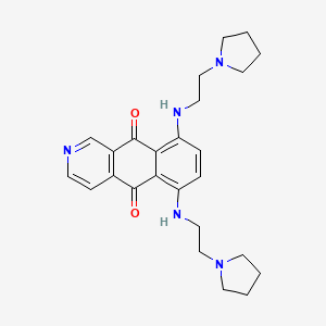 Benz(g)isoquinoline-5,10-dione, 6,9-bis((2-(1-pyrrolidinyl)ethyl)amino)-