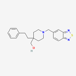 [1-(2,1,3-Benzothiadiazol-5-ylmethyl)-4-(2-phenylethyl)-4-piperidinyl]methanol