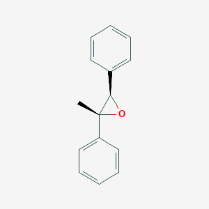 molecular formula C15H14O B12561363 Oxirane, 2-methyl-2,3-diphenyl-, (2R,3R)- CAS No. 184046-33-1