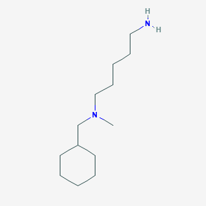 molecular formula C13H28N2 B12561386 N'-(cyclohexylmethyl)-N'-methylpentane-1,5-diamine 