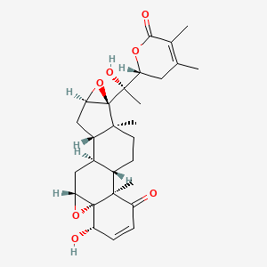 molecular formula C28H36O7 B1256139 20-Hydroxytubocapsanolide A 