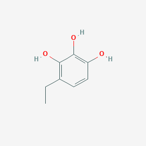 molecular formula C8H10O3 B12561395 4-Ethylbenzene-1,2,3-triol CAS No. 16555-68-3