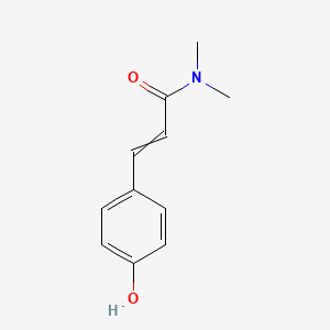 molecular formula C11H13NO2 B12561403 3-(4-Hydroxyphenyl)-N,N-dimethylprop-2-enamide CAS No. 194940-11-9