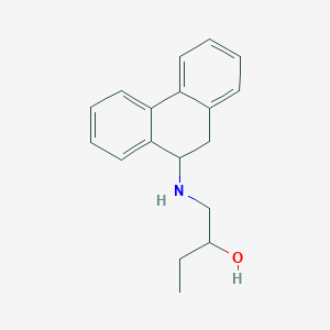 1-[(9,10-Dihydrophenanthren-9-YL)amino]butan-2-OL