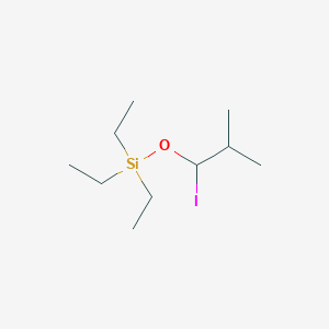 Silane, triethyl(1-iodo-2-methylpropoxy)-