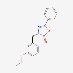 5(4H)-Oxazolone, 4-[(3-ethoxyphenyl)methylene]-2-phenyl-