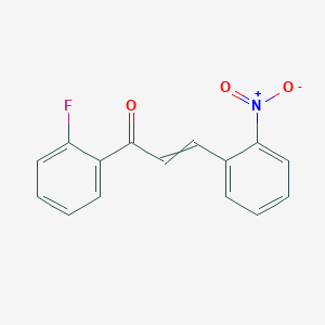 1-(2-Fluorophenyl)-3-(2-nitrophenyl)prop-2-en-1-one