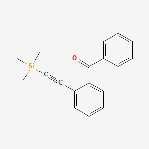 Phenyl{2-[(trimethylsilyl)ethynyl]phenyl}methanone