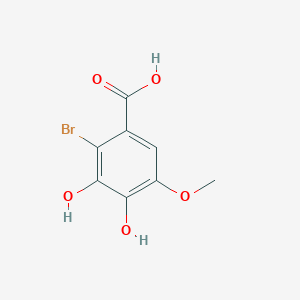 2-Bromo-3,4-dihydroxy-5-methoxybenzoic acid