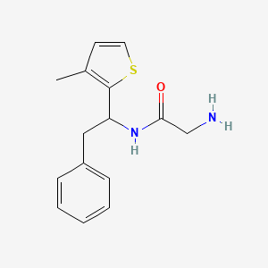 N-[1-(3-Methylthiophen-2-yl)-2-phenylethyl]glycinamide