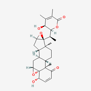 molecular formula C28H36O7 B1256159 23-Hydroxytubocapsanolide A 