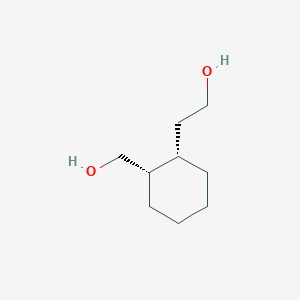 2-[(1S,2S)-2-(Hydroxymethyl)cyclohexyl]ethan-1-ol