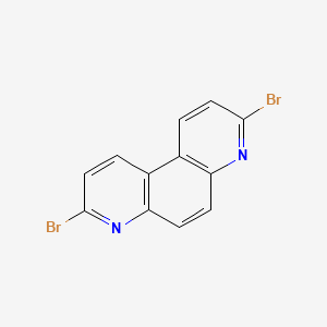 molecular formula C12H6Br2N2 B12561601 3,8-Dibromo-4,7-phenanthroline CAS No. 199867-78-2