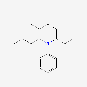 3,6-Diethyl-1-phenyl-2-propylpiperidine