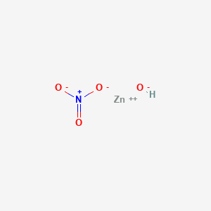 molecular formula HNO4Zn B1256167 Zinc hydroxide nitrate (1/1/1) CAS No. 395074-43-8