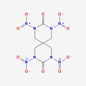 2,4,8,10-Tetranitro-2,4,8,10-tetrazaspiro[5.5]undecane-3,9-dione