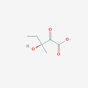molecular formula C6H9O4- B1256170 (R)-3-Hydroxy-3-methyl-2-oxopentanoate 