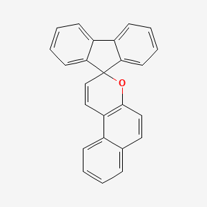 molecular formula C25H16O B12561712 Spiro[fluorene-9,3'-naphtho[2,1-b]pyran] CAS No. 160430-59-1