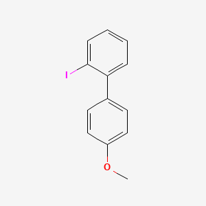 molecular formula C13H11IO B12561758 2-Iodo-4'-methoxy-1,1'-biphenyl CAS No. 197292-94-7