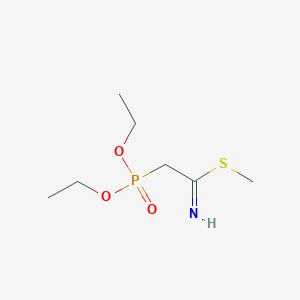 molecular formula C7H16NO3PS B12561764 Methyl 2-(diethoxyphosphoryl)ethanimidothioate CAS No. 191272-99-8