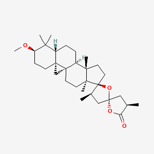 molecular formula C31H48O4 B1256179 Abietospiran 