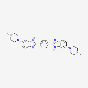 1H-Benzimidazole, 2,2'-(1,4-phenylene)bis[5-(4-methyl-1-piperazinyl)-