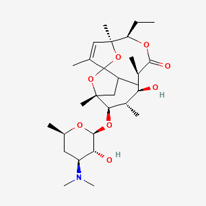 (4S,5R,8R,9S,10S,11R,12R,14R)-11-[(2S,3R,4S,6R)-4-(Dimethylamino)-3-hydroxy-6-methyloxan-2-yl]oxy-5-ethyl-9-hydroxy-2,4,8,10,12,14-hexamethyl-6,15,16-trioxatricyclo[10.2.1.11,4]hexadec-2-en-7-one