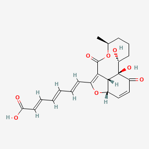 molecular formula C22H24O8 B1256183 dictyosphaeric acid A 