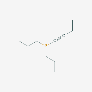 molecular formula C10H19P B12561834 (But-1-yn-1-yl)(dipropyl)phosphane CAS No. 194038-23-8