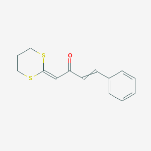 1-(1,3-Dithian-2-ylidene)-4-phenylbut-3-en-2-one