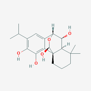 (1R,8R,9R,10S,15R)-11,11-dimethyl-5-propan-2-yl-16-oxatetracyclo[6.6.2.01,10.02,7]hexadeca-2,4,6-triene-3,4,9,15-tetrol