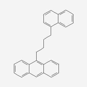 Anthracene, 9-[4-(1-naphthalenyl)butyl]-