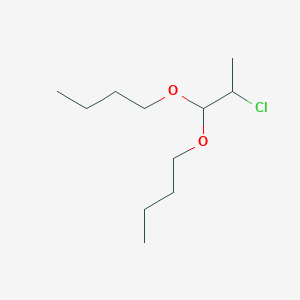 molecular formula C11H23ClO2 B12561935 1-(1-Butoxy-2-chloropropoxy)butane CAS No. 144077-97-4