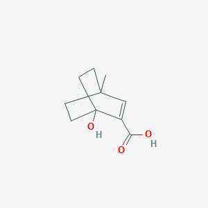 Bicyclo[2.2.2]oct-2-ene-2-carboxylic acid, 1-hydroxy-4-methyl-