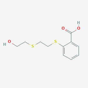 2-({2-[(2-Hydroxyethyl)sulfanyl]ethyl}sulfanyl)benzoic acid