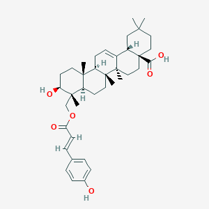 molecular formula C39H54O6 B1256204 (23E)-coumaroylhederagenin 