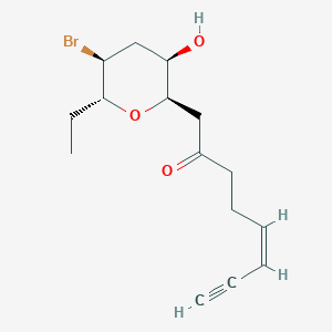molecular formula C15H21BrO3 B1256205 Scanlonenyne 