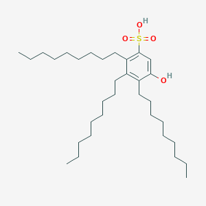 5-Hydroxy-2,3,4-trinonylbenzene-1-sulfonic acid