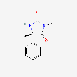 molecular formula C11H12N2O2 B12562083 (5S)-3,5-Dimethyl-5-phenylimidazolidine-2,4-dione CAS No. 201607-11-6