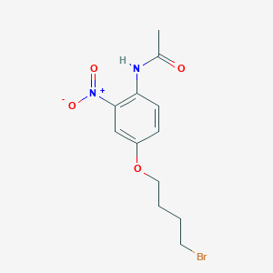 Acetamide, N-[4-(4-bromobutoxy)-2-nitrophenyl]-