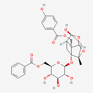 molecular formula C30H32O13 B1256209 苯甲酰氧基芍药苷 CAS No. 72896-40-3