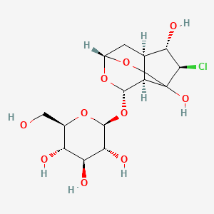 molecular formula C15H23ClO10 B1256210 Glutinoside 