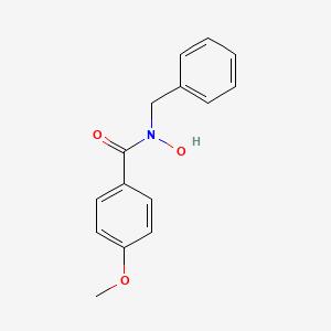 molecular formula C15H15NO3 B12562113 N-Benzyl-N-hydroxy-4-methoxybenzamide CAS No. 184889-54-1