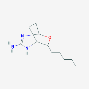 molecular formula C11H21N3O B1256212 Monanchorin 