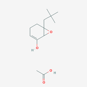 Acetic acid;6-(2,2-dimethylpropyl)-7-oxabicyclo[4.1.0]hept-2-en-2-ol